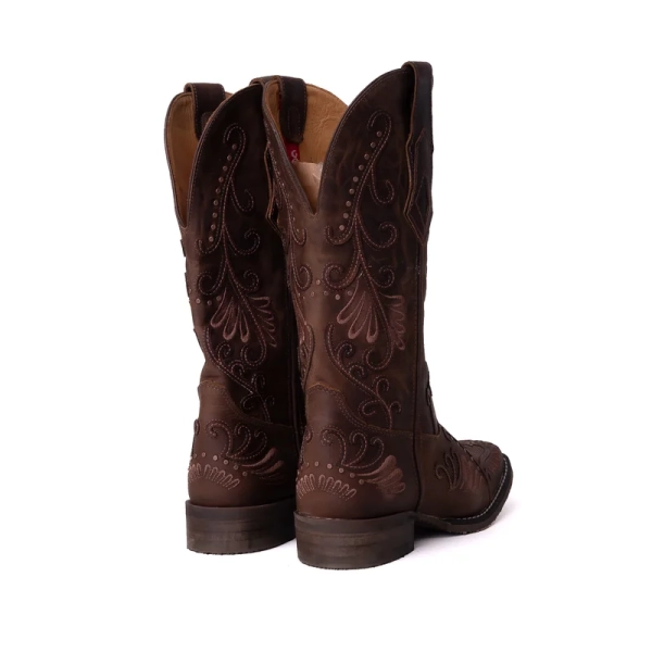 BOTA FEMININA GOYAZES - 243201/ CF - DALLAS TABACO/ SOLADO TEXANA II - FLEX - Image 2