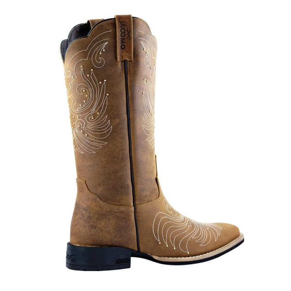 Bota Country Feminina Blaqueada- Jácomo- Crazy Amêndoa - 1141/UFA - Image 3