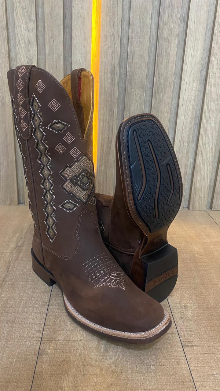 BOTA GOYAZES FEMININA NOBUK OIL CAFE 253203 - CHP