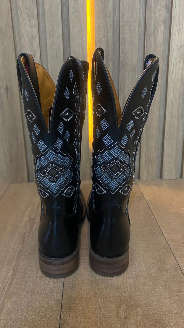 BOTA TEXANA GOYAZES FEMININA MUSTANG PRETO 253203- CF - Image 4