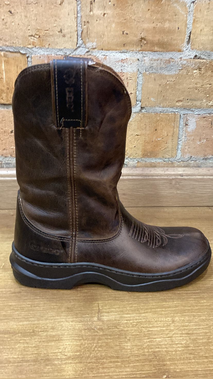 Bota Tênis Durango Bico Redondo Couro Marrom - Image 4